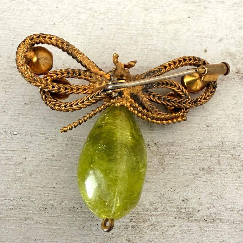 Antique Butterfly Brooch - Picture 5 of 7